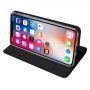 Dux Ducis husă flip pentru iPhone XR - negru