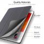 DUX DUCIS Domo husă cu spațiu pentru Apple Pencil și funcție de adormire, pentru iPad 10,2" (2019-2021) - negru