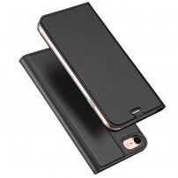 Dux Ducis husă flip cu stativ pentru iPhone 7 / 8 - gri închis