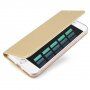 Dux Ducis husă flip cu stativ pentru iPhone 7 / 8 - auriu