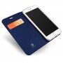 Dux Ducis husă flip cu stativ pentru iPhone 7 / 8 - albastru închis