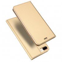Dux Ducis husă flip cu stativ pentru iPhone 7 Plus / 8 Plus - auriu