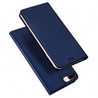 Dux Ducis husă flip cu stativ pentru iPhone 7 Plus / 8 Plus - albastru închis