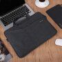 Cartinoe servietă, pentru iPad Pro 12,9" / MacBook până la 14"- negru
