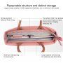 Servietă elegantă stil poșetă, pentru MacBook până la 15" - negru