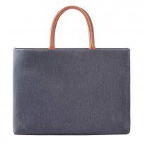 Servietă elegantă stil poșetă, pentru MacBook 13"-15" - gri închis