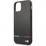 BMW M Carbon Tricolore carcasă pentru iPhone 11 Pro Max - negru