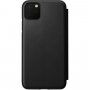 Nomad Folio husă flip din piele, pentru iPhone 11 Pro Max - negru