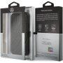 Mercedes Quilted Perf husă flip pentru iPhone 11 - negru