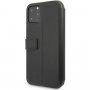 Mercedes Quilted Perf husă flip pentru iPhone 11 Pro Max - negru