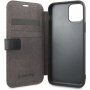 Mercedes Quilted Perf husă flip pentru iPhone 11 Pro Max - negru