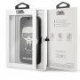 Karl Lagerfeld Ikonik husă flip pentru iPhone 11 - negru