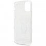 Karl Lagerfeld Glitter Iconic carcasă pentru iPhone 11 Pro Max - argintiu