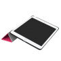 Husă din piele PU, cu funcție de adormire, pentru iPad 9,7" (2017/2018) - fucsia
