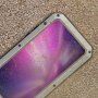 Husă super-rezistentă din metal, silicon și sticlă durificată, pentru iPhone 11 Pro - argintiu