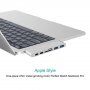 Hub 6în1, 2x conector USB-C + 2x port USB-C + cititor SD și micro SD + 2x port USB 3.0 - argintiu