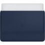 Husă originală Apple, din piele, pentru MacBook Pro 16" (A2141) - albastru închis