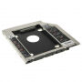 Ramă amovibilă pentru disc HDD SATA 2,5" 9,5mm, cu capac inferior, MacBook Pro