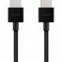 BELKIN Ultra HD HDMI de mare viteză 2.1 cablu împletit pentru MacBook - 1 m - negru