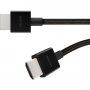 BELKIN Ultra HD HDMI de mare viteză 2.1 cablu împletit pentru MacBook - 1 m - negru