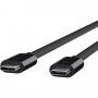 Belkin cablu de date și încărcare ThunderBolt 3 (USB-C / USB-C) pentru iPhone / iPad / MacBook / AirPods - 0,8 m - negru