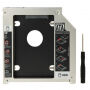 Ramă amovibilă pentru disc HDD SATA 2,5" 9,5mm, cu capac inferior, MacBook Pro