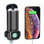 Powerbank 5200 mAh cu încărcare wireless Apple Watch / AirPods - negru