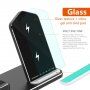 Stativ de încărcare rapidă 3 în 1, pentru încărcare wireless, pentru iPhone / Apple Watch / AirPods - negru