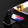 Stație de încărcare wireless, din aluminiu, pentru iPhone / Apple Watch / AirPods - negru