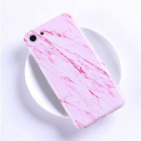 Carcasă de protecţie, din plastic moale, pentru Apple iPhone 6 Plus / 6S Plus - marmura roz