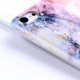 Carcasă de protecţie, din plastic moale, pentru Apple iPhone 6 Plus / 6S Plus - marmură mov