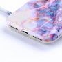 Carcasă de protecţie, din plastic moale, pentru Apple iPhone 6 Plus / 6S Plus - marmură mov