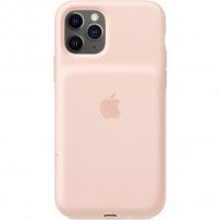 Carcasă originală Apple, de spate, cu baterie, pentru iPhone 11 Pro - roz nisipiu