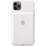 Carcasă originală Apple, de spate, cu baterie, pentru iPhone 11 Pro Max - alb