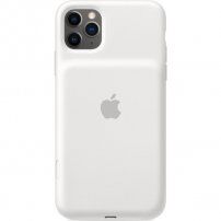 Carcasă originală Apple, de spate, cu baterie, pentru iPhone 11 Pro Max - alb