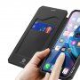 Dux Ducis husă tip portofel pentru cărți de credit pentru iPhone XR - negru