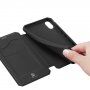 Dux Ducis husă tip portofel pentru cărți de credit pentru iPhone XR - negru