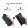 Dux Ducis husă tip portofel pentru cărți de credit pentru iPhone XR - negru