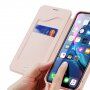 Dux Ducis husă tip portofel pentru cărți de credit pentru iPhone XR - roz
