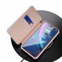 Dux Ducis husă tip portofel pentru cărți de credit pentru iPhone XR - roz