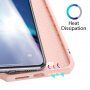 Dux Ducis husă tip portofel pentru cărți de credit pentru iPhone XR - roz