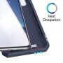 Dux Ducis husă tip portofel pentru cărți de credit pentru iPhone XR - albastru
