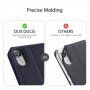 Dux Ducis husă tip portofel pentru cărți de credit pentru iPhone XR - albastru