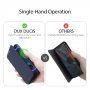 Dux Ducis husă tip portofel pentru cărți de credit pentru iPhone XR - albastru