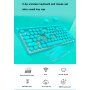 Set de tastatură wireless multimedia cu mouse - albastră