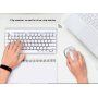 Set de tastatură wireless multimedia cu mouse - albastră