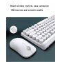 Set de tastatură wireless multimedia cu mouse - albastră