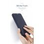 Dux Ducis husă tip portofel pentru cărți de credit pentru iPhone XR - albastru
