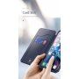 Dux Ducis husă tip portofel pentru cărți de credit pentru iPhone XR - albastru