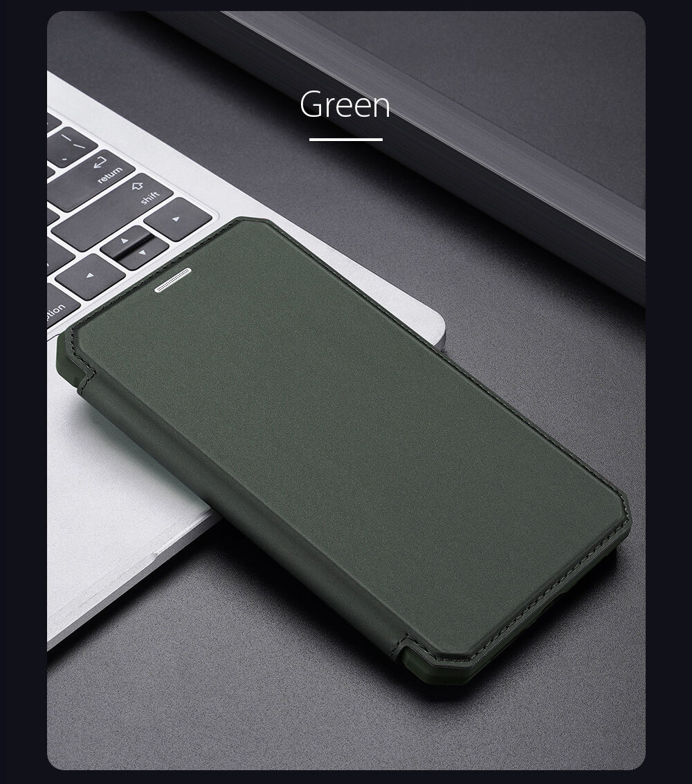 Dux Ducis husă tip portofel pentru cărți de credit pentru iPhone XR - albastru